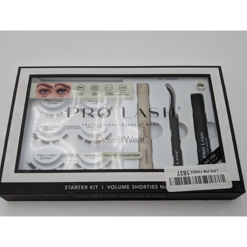 Pro Lash Full Starter Kit | Professionally‎ Styled Lashes at Home | Wispy 15